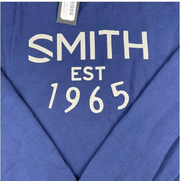 New Smith Men Blue Sweatshirt Pullover US XXL Sixty Five Crew Canvas MSRP $89 - Picture 7 of 9